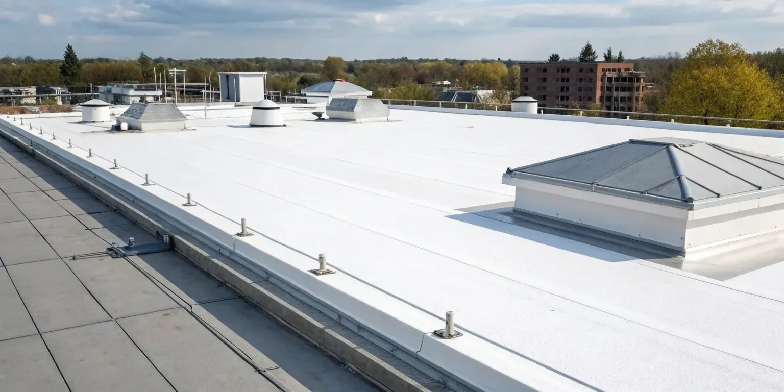 Commercial Roof Membrane Puncture Repair in Renton, WA Commercial Roof Membrane Puncture Repair in Renton, WA